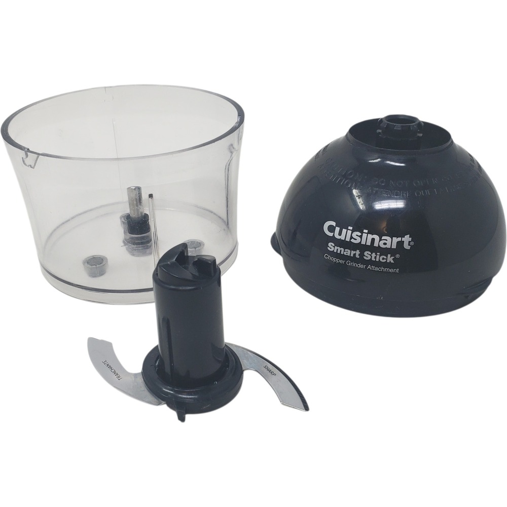 Cuisinart Smart Stick Chopper Grinder Attachment Replacement Bowl, Lid And Blade